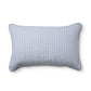 Sinclair Blue Stripe Quilted Pillow Case Set 2