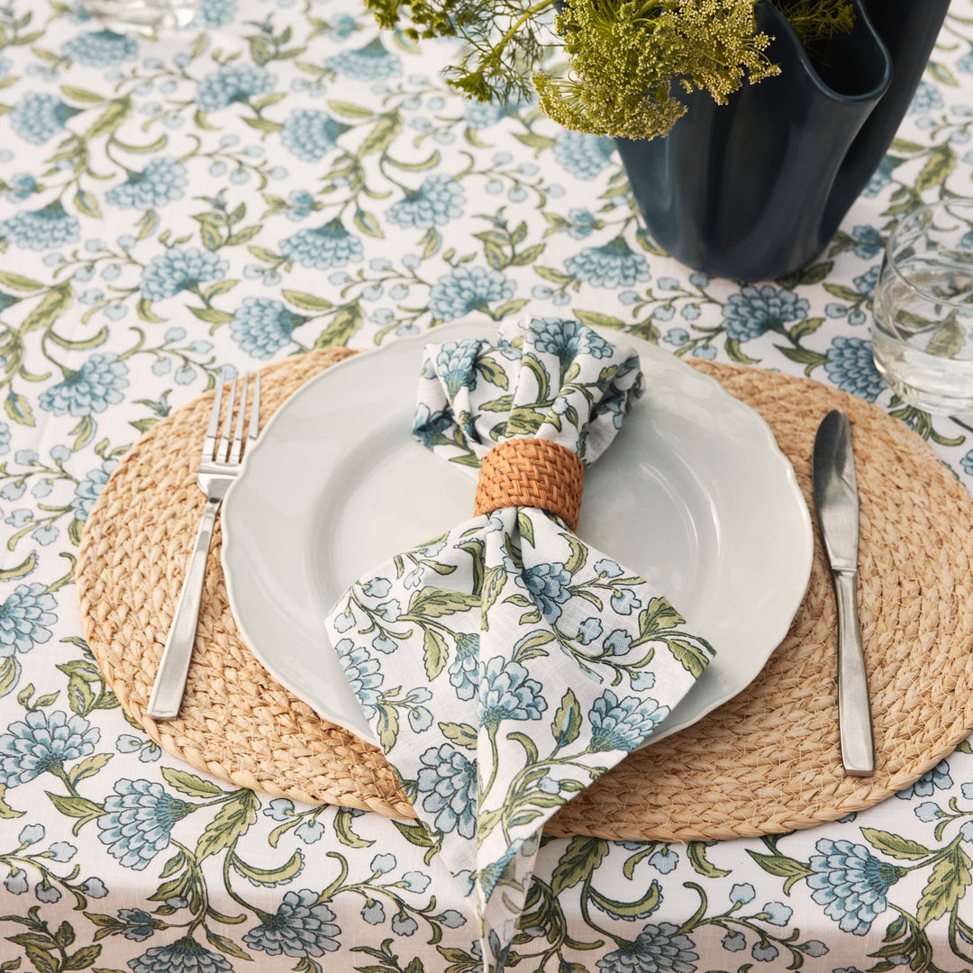 Georgia Blue/Green Napkin Set/4