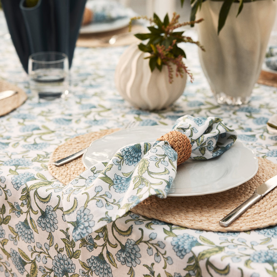 Georgia Blue/Green Napkin Set/4