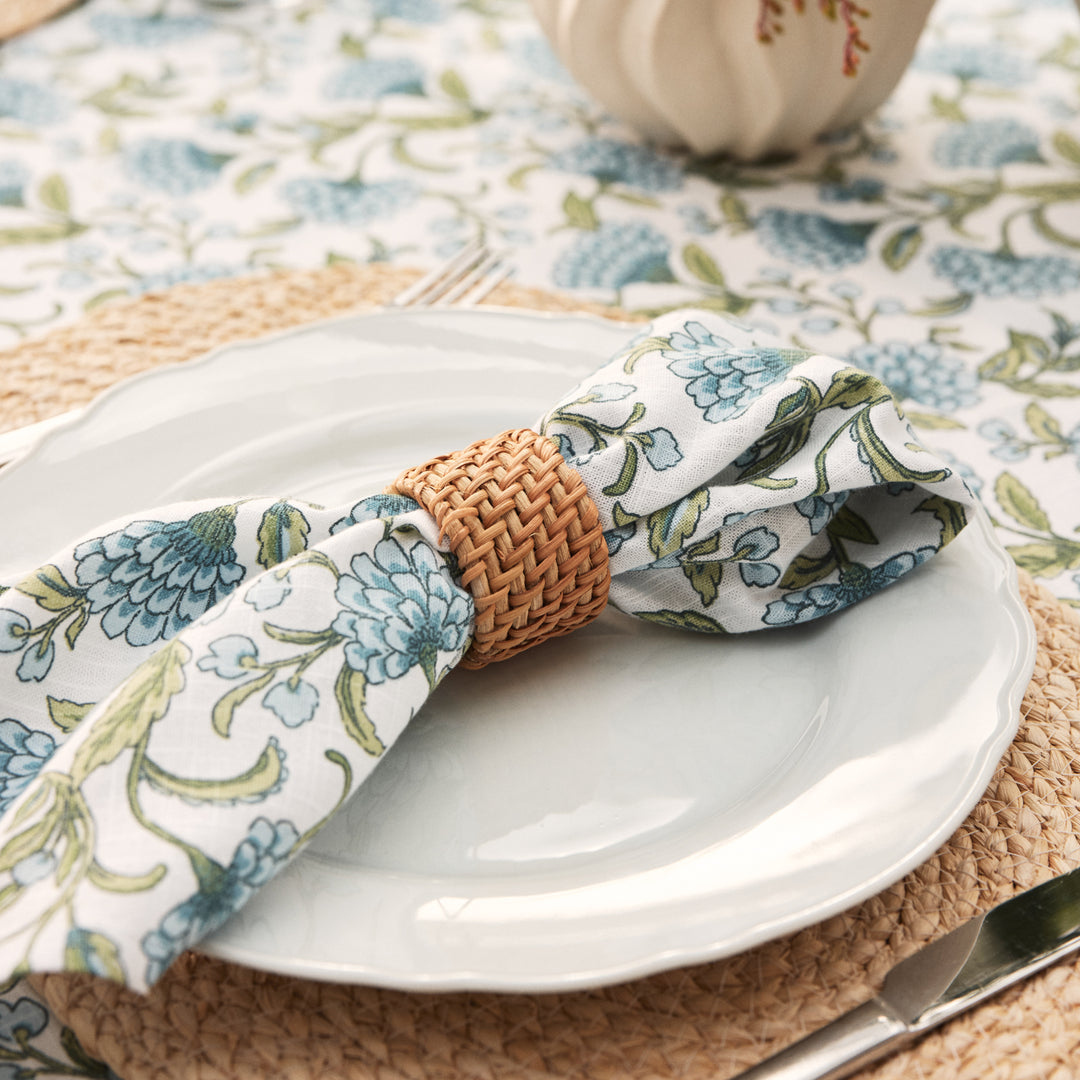 Georgia Blue/Green Napkin Set/4