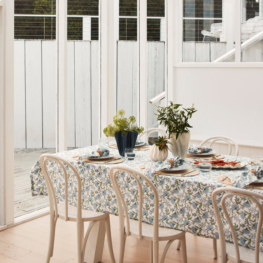 Georgia Blue/Green Tablecloth 150 x 350cm