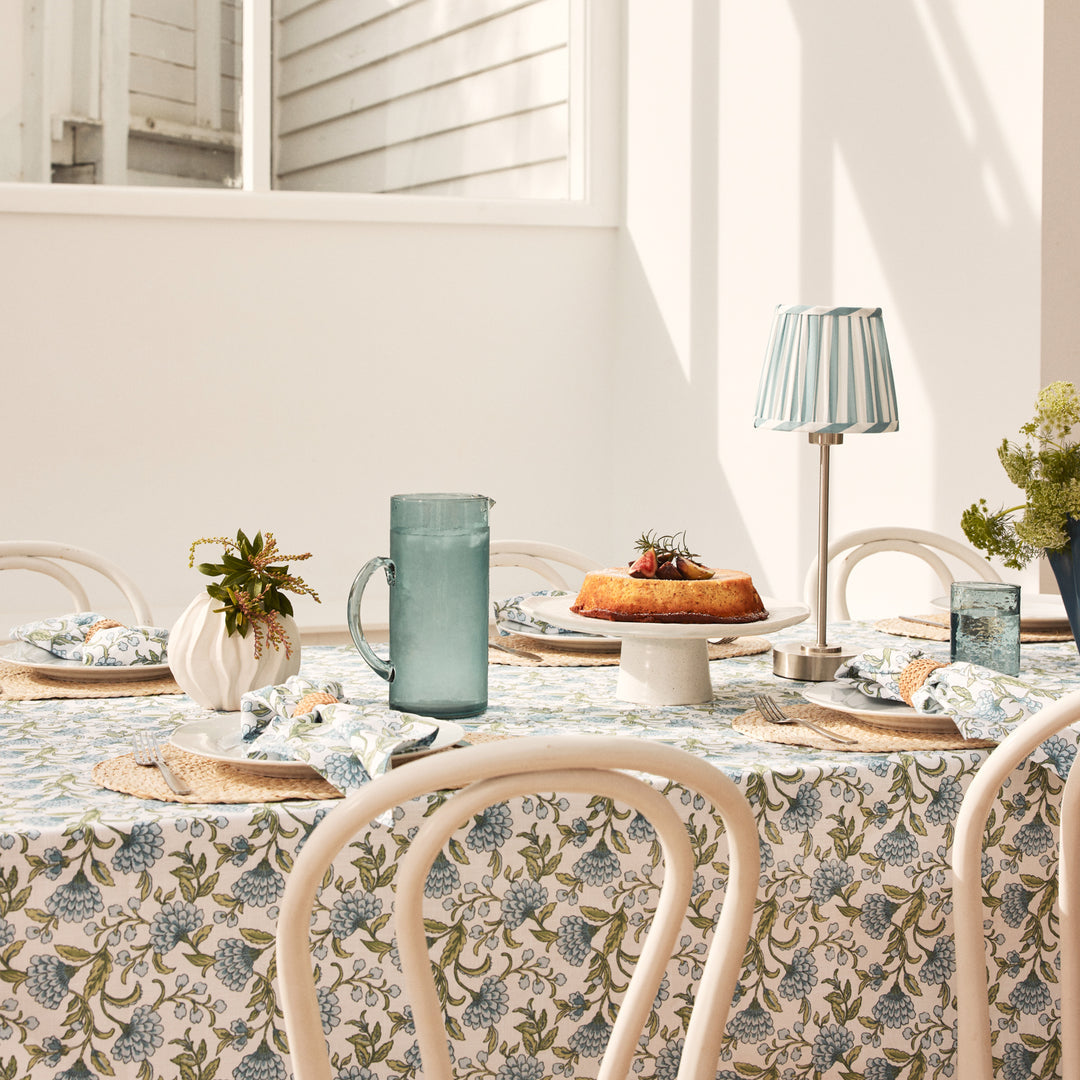 Georgia Blue/Green Tablecloth 150 x 350cm