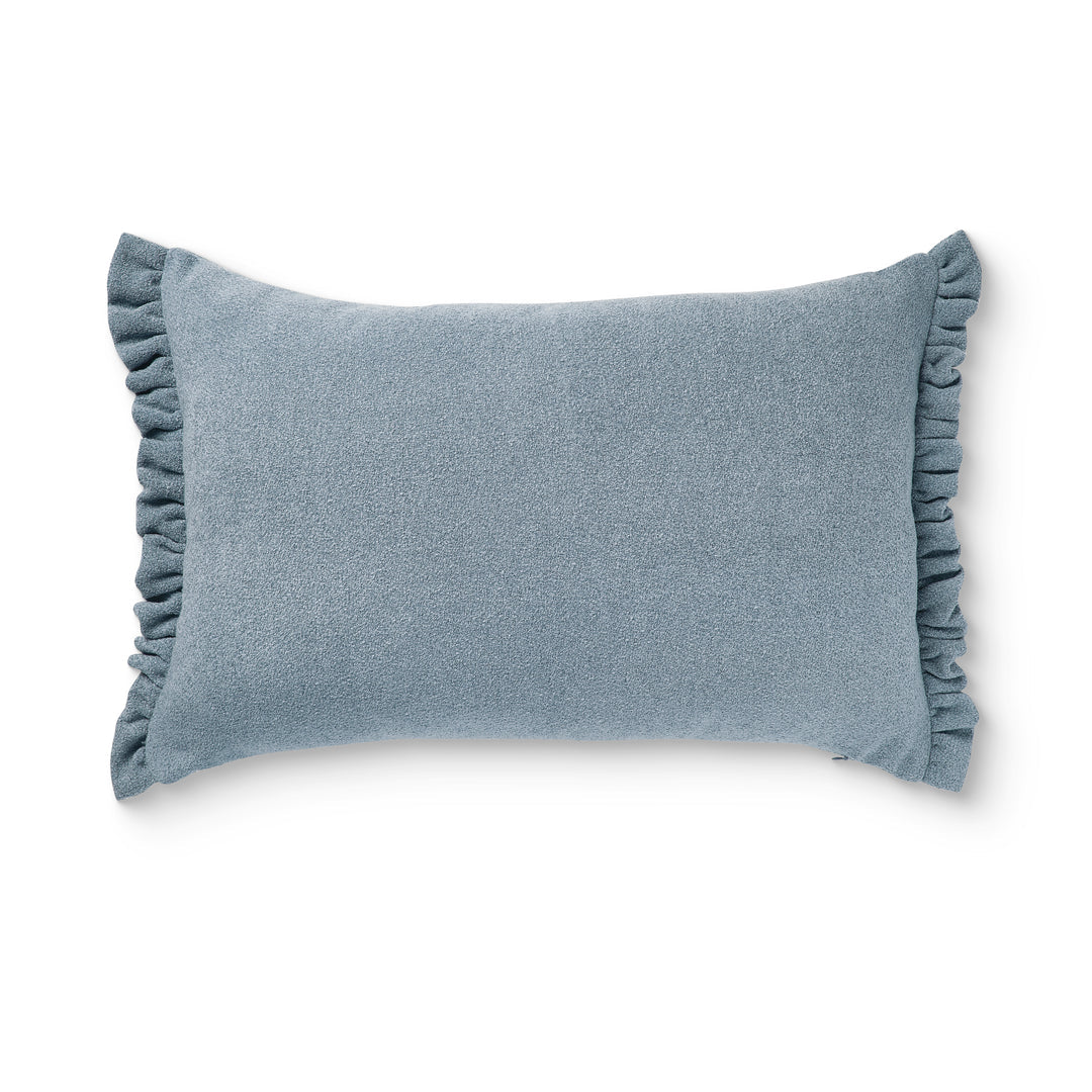 Willa Soft Blue Frill Cushion