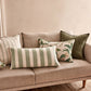 Rye Spruce Stripe Cushion