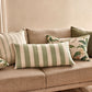 Rye Spruce Stripe Cushion