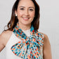 Brady Aqua Scarf