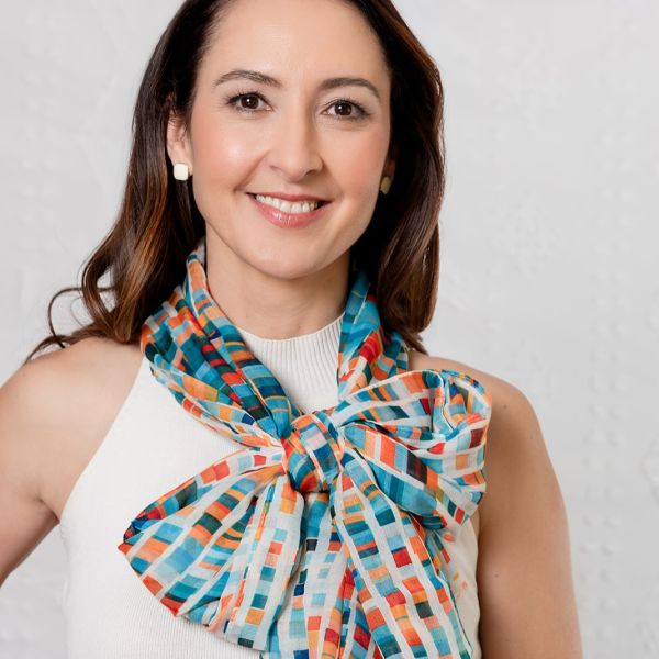 Brady Aqua Scarf