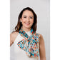 Brady Aqua Scarf