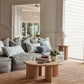 Rye Sky Blue Stripe Cushion 50cm
