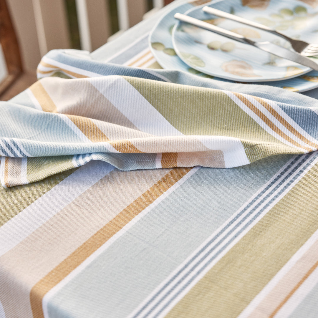 Fairhaven Blue/Green Tablecloth 150x350cm