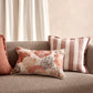 Rye Rosewood Stripe Cushion 50cm