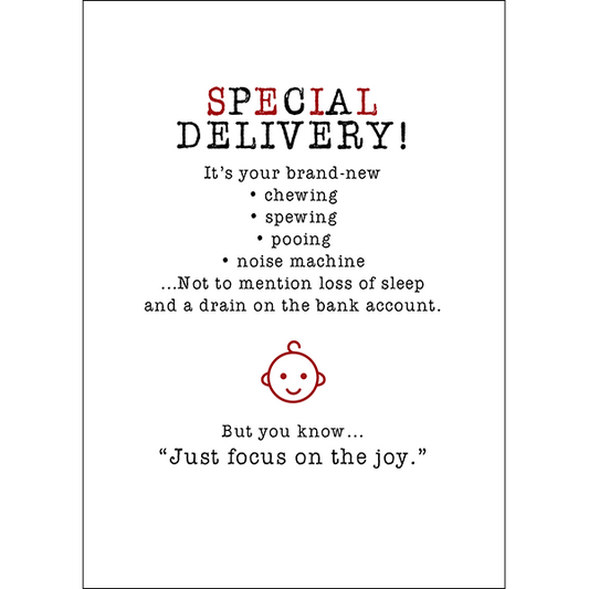 Special Delivery Greeting Card