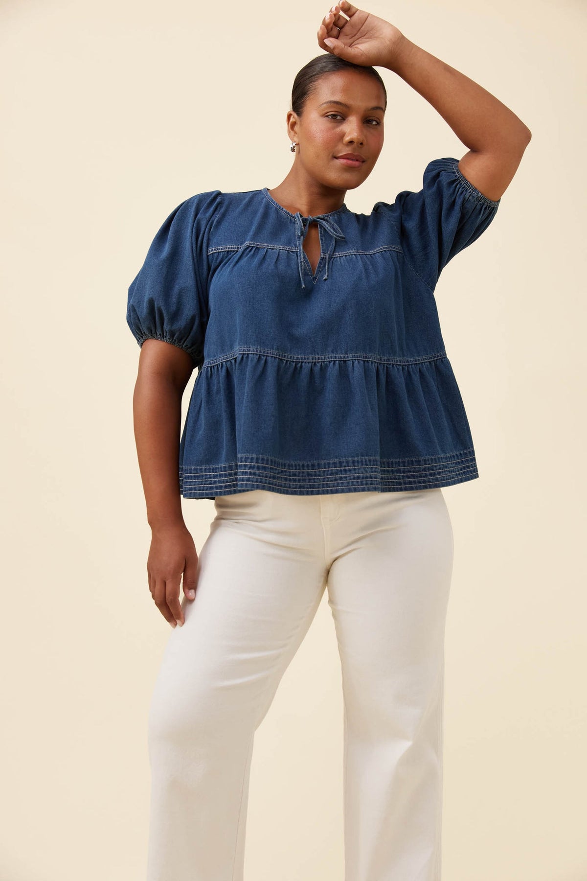 Preston Tie Top