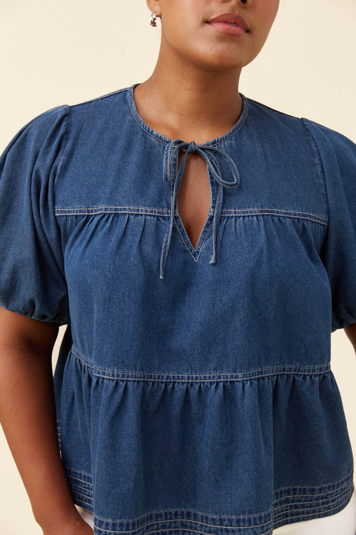 Preston Tie Top
