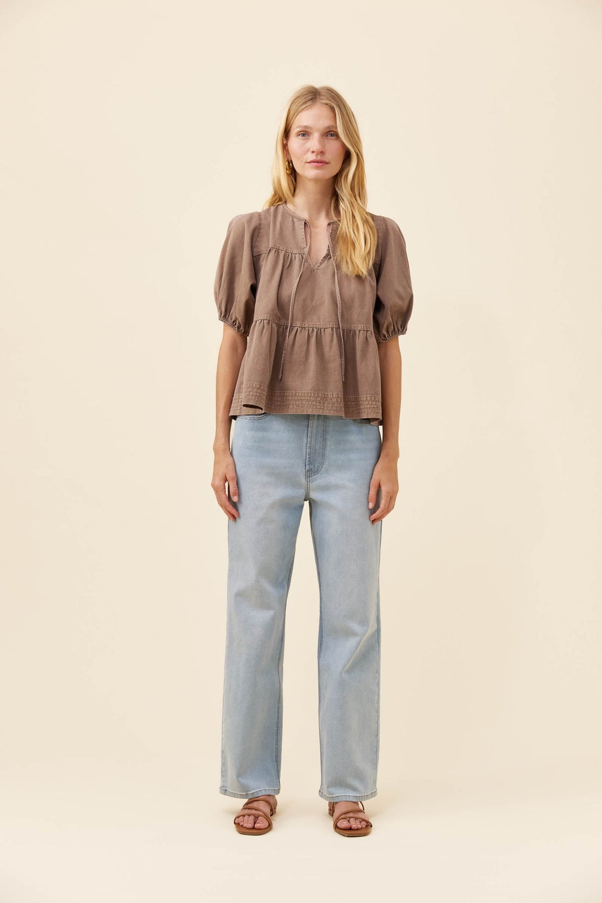 Preston Tie Top