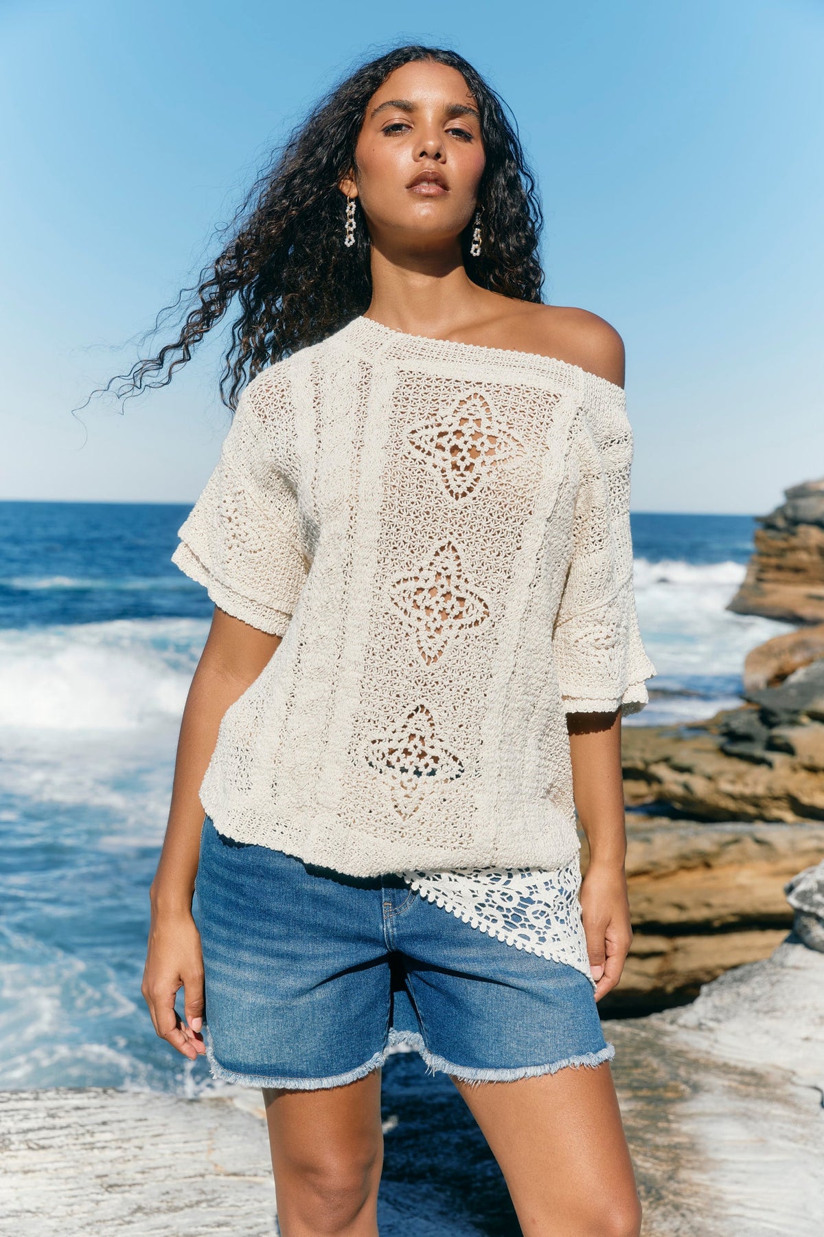 Maggie Crochet Top