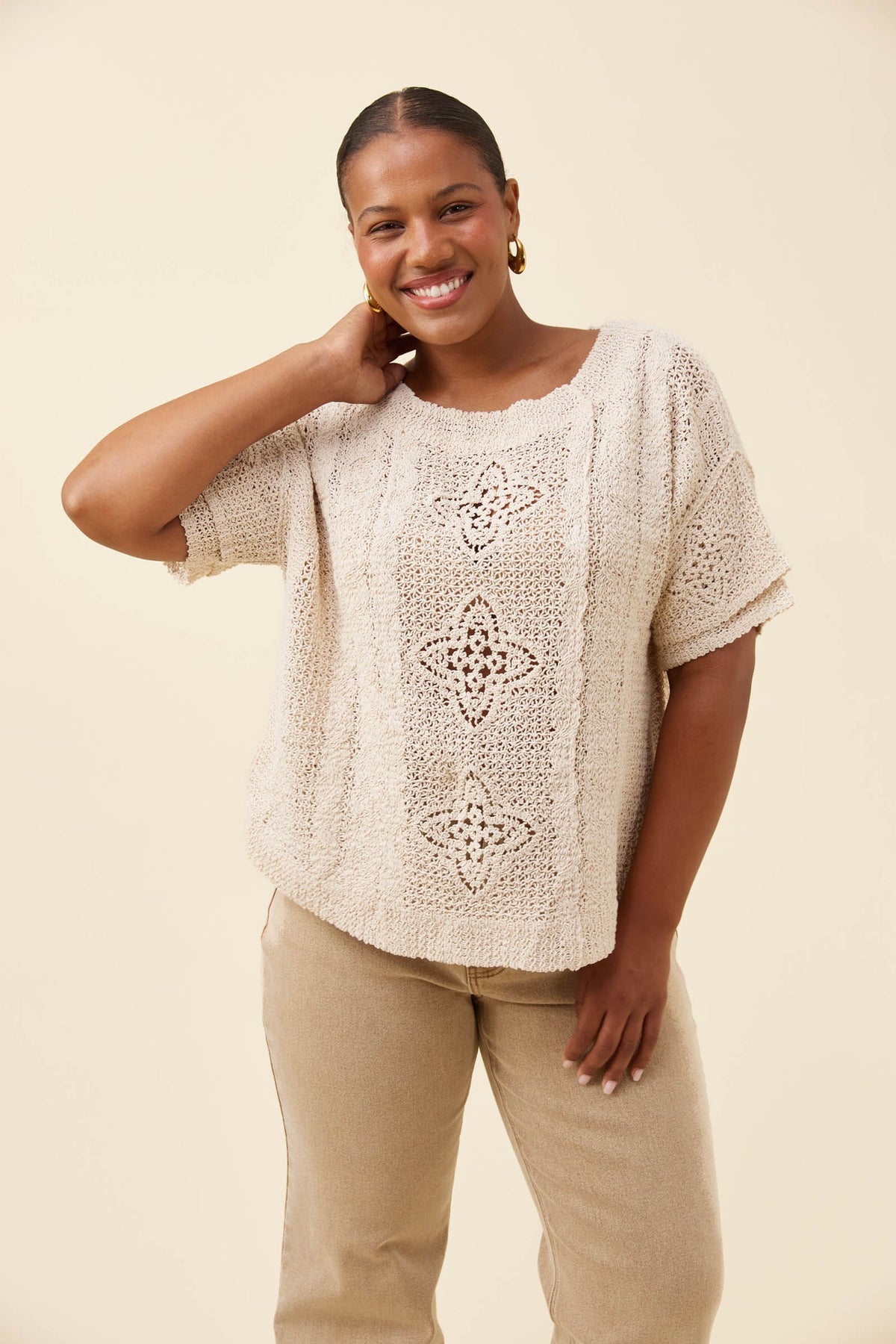 Maggie Crochet Top