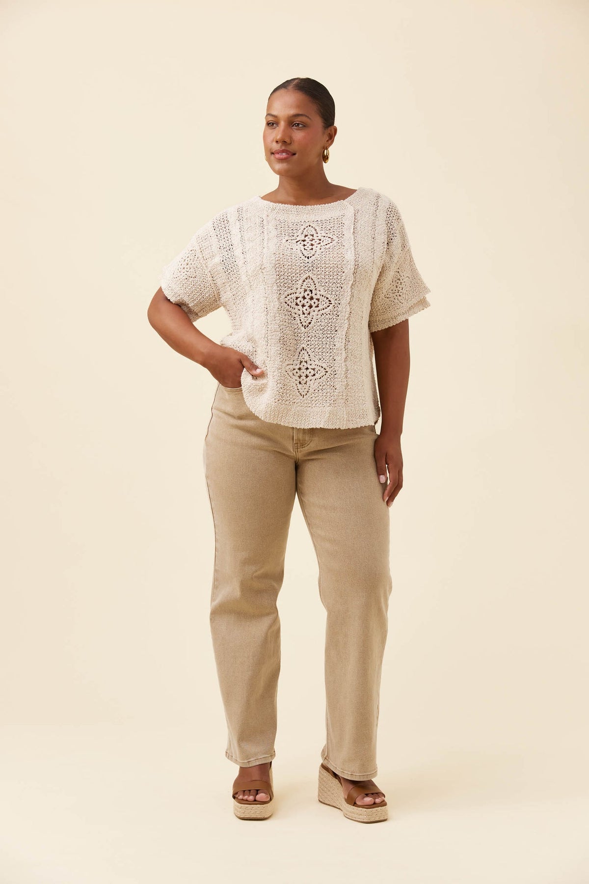 Maggie Crochet Top