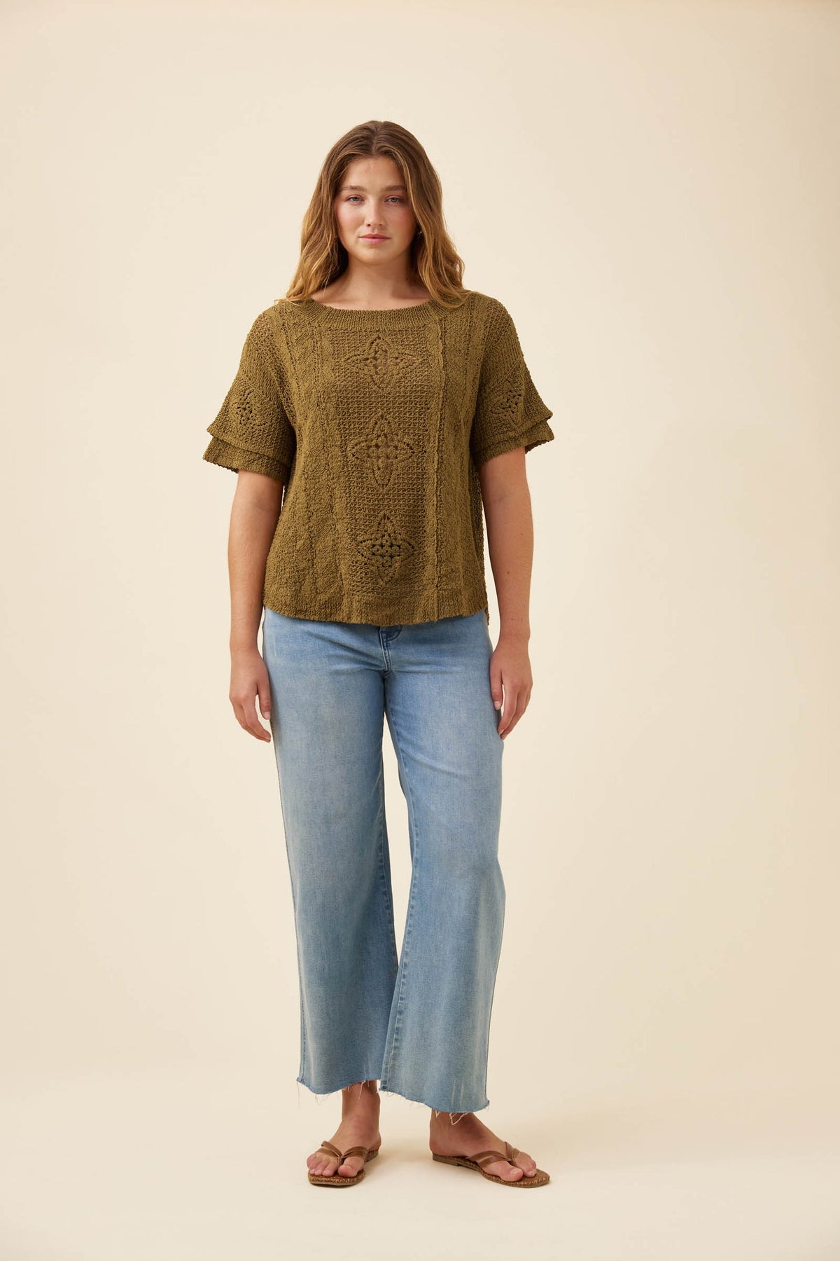 Maggie Crochet Top