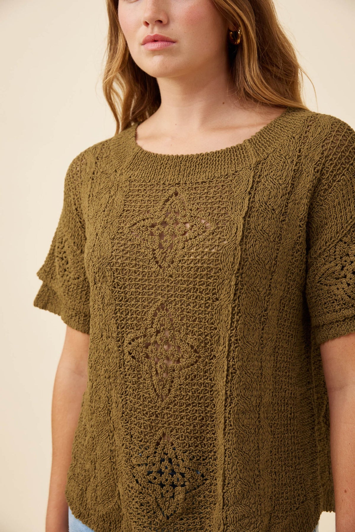 Maggie Crochet Top