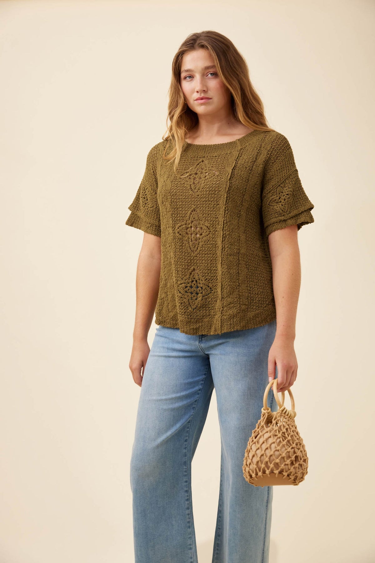 Maggie Crochet Top
