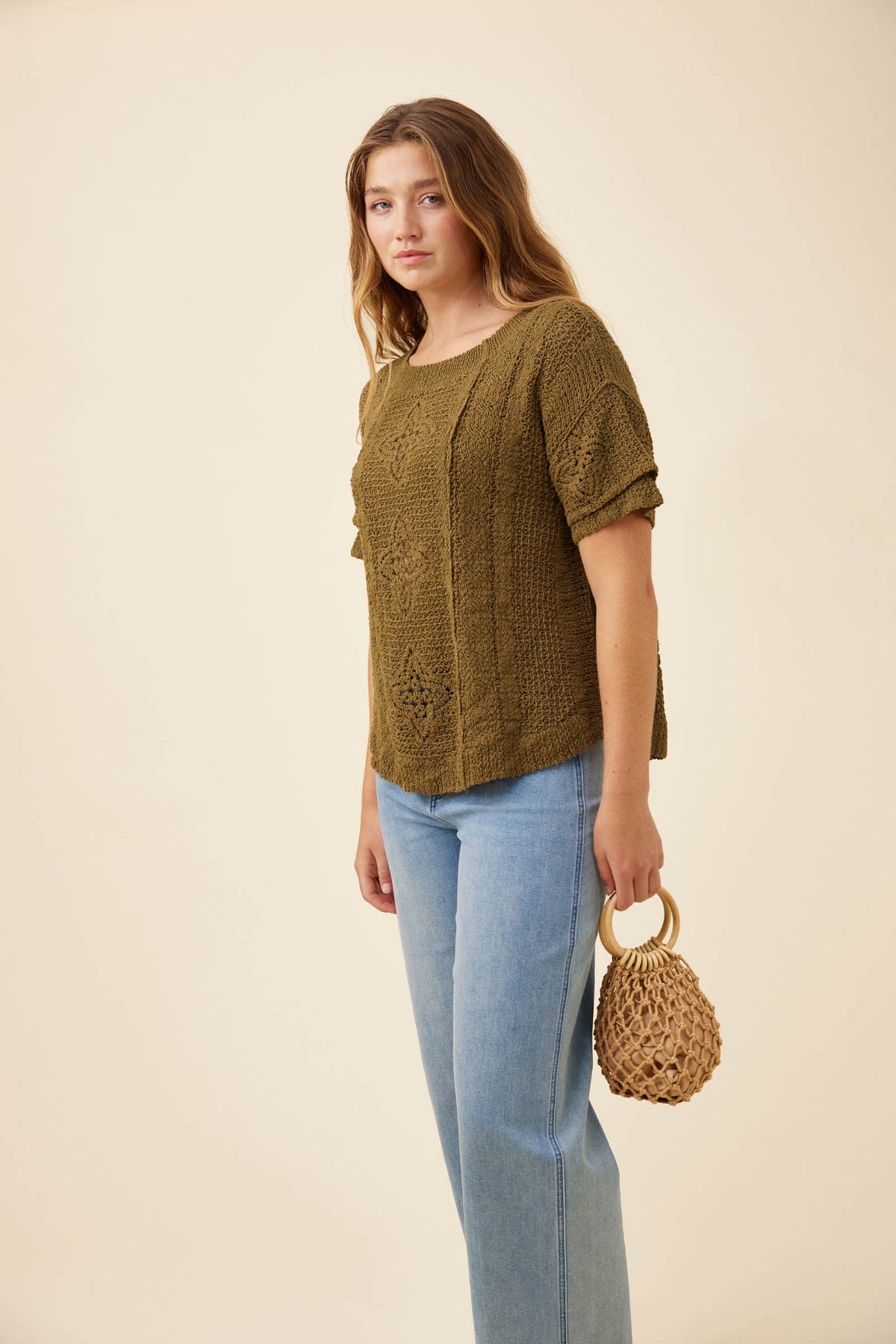 Maggie Crochet Top