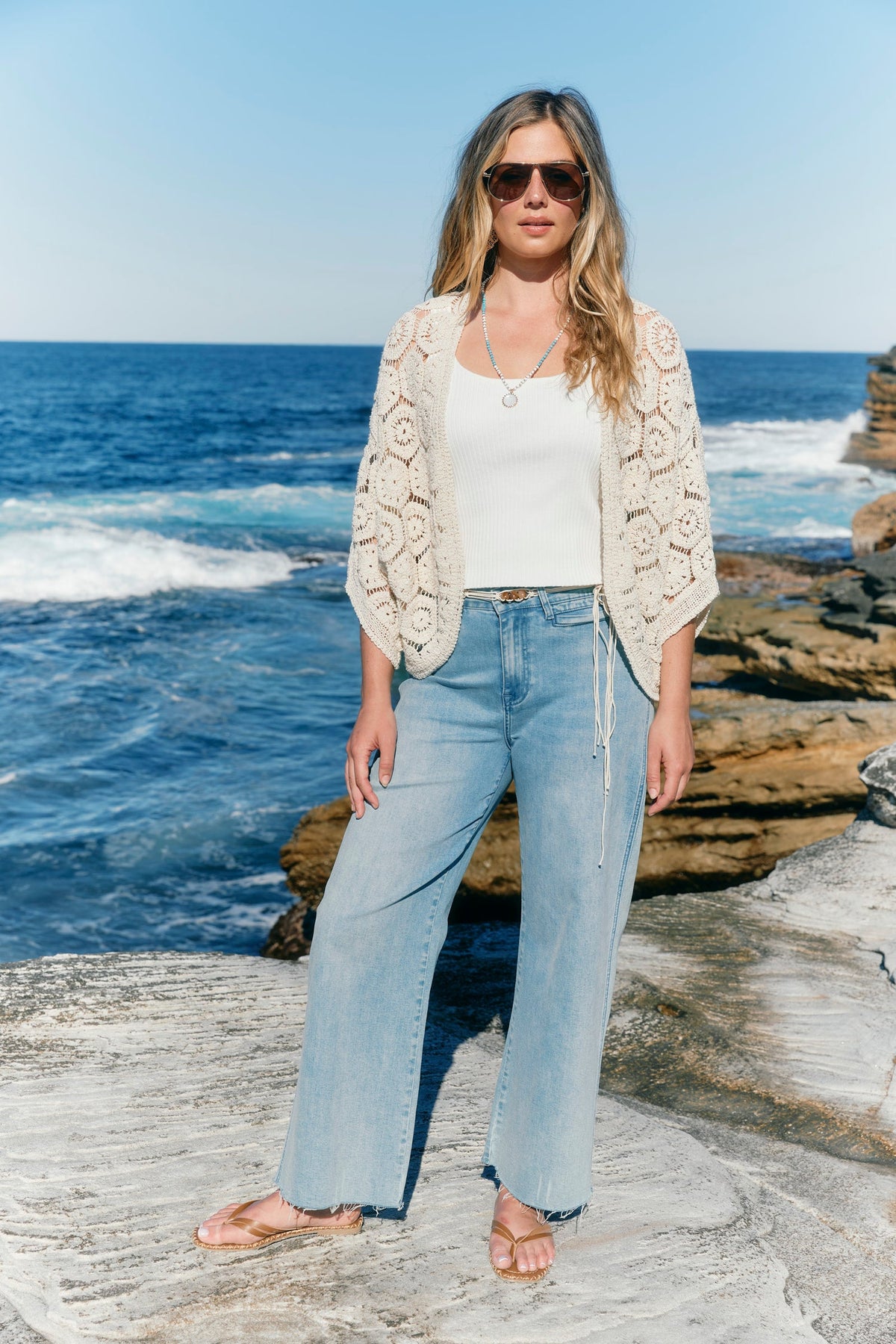 Maggie Crochet Cape