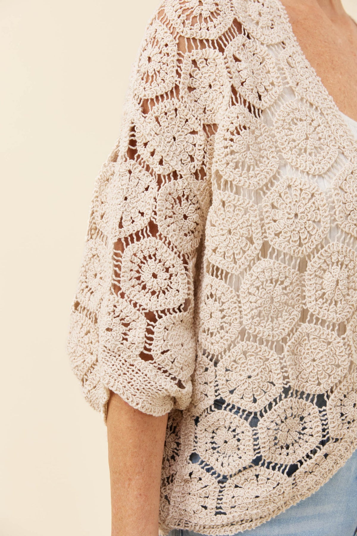 Maggie Crochet Cape