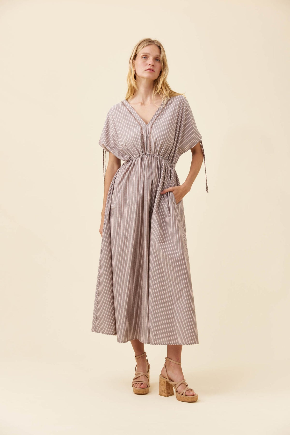 Lyndell Tie Maxi Dress