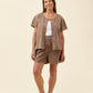 Preston Button Top
