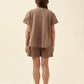 Preston Button Top