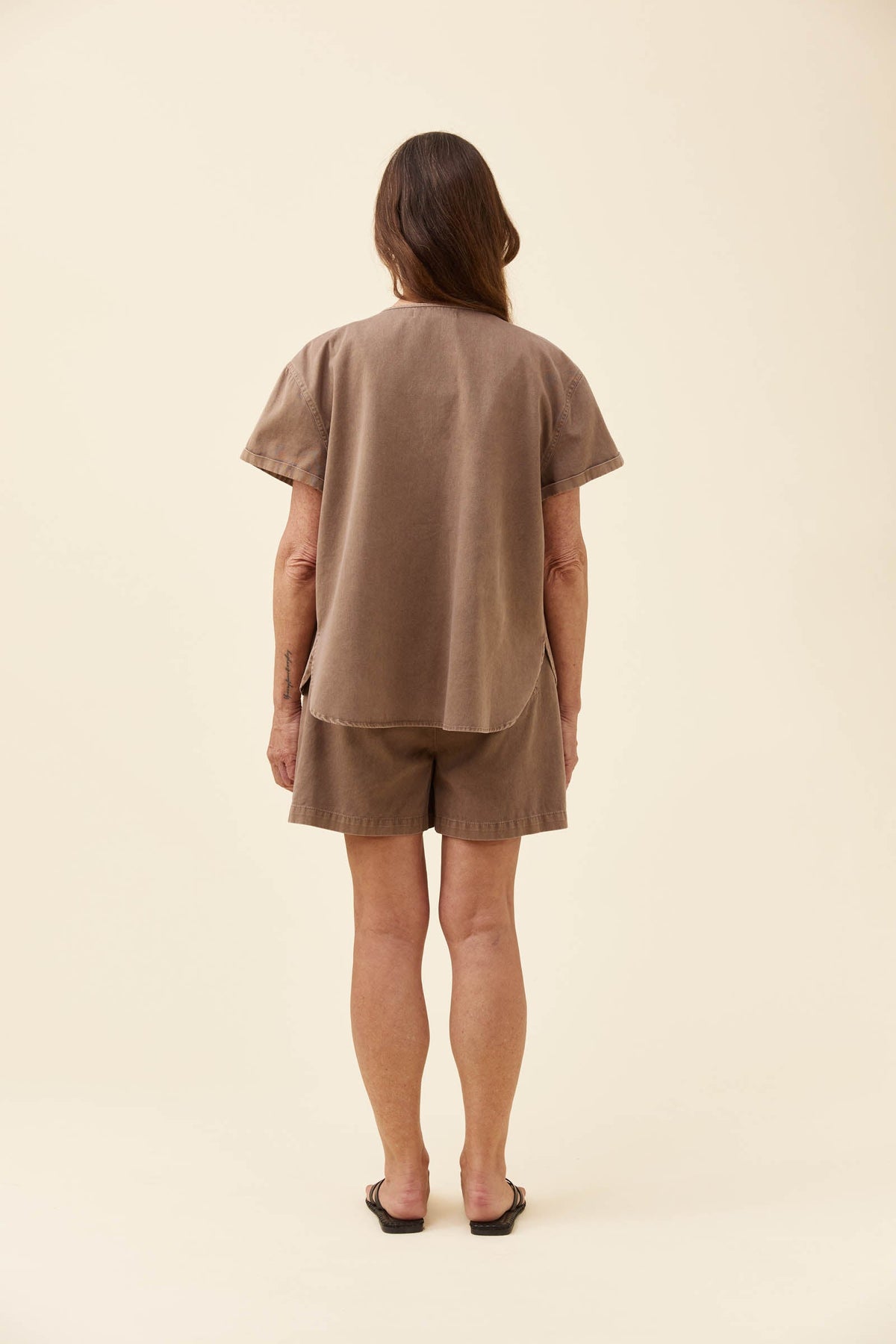 Preston Button Top
