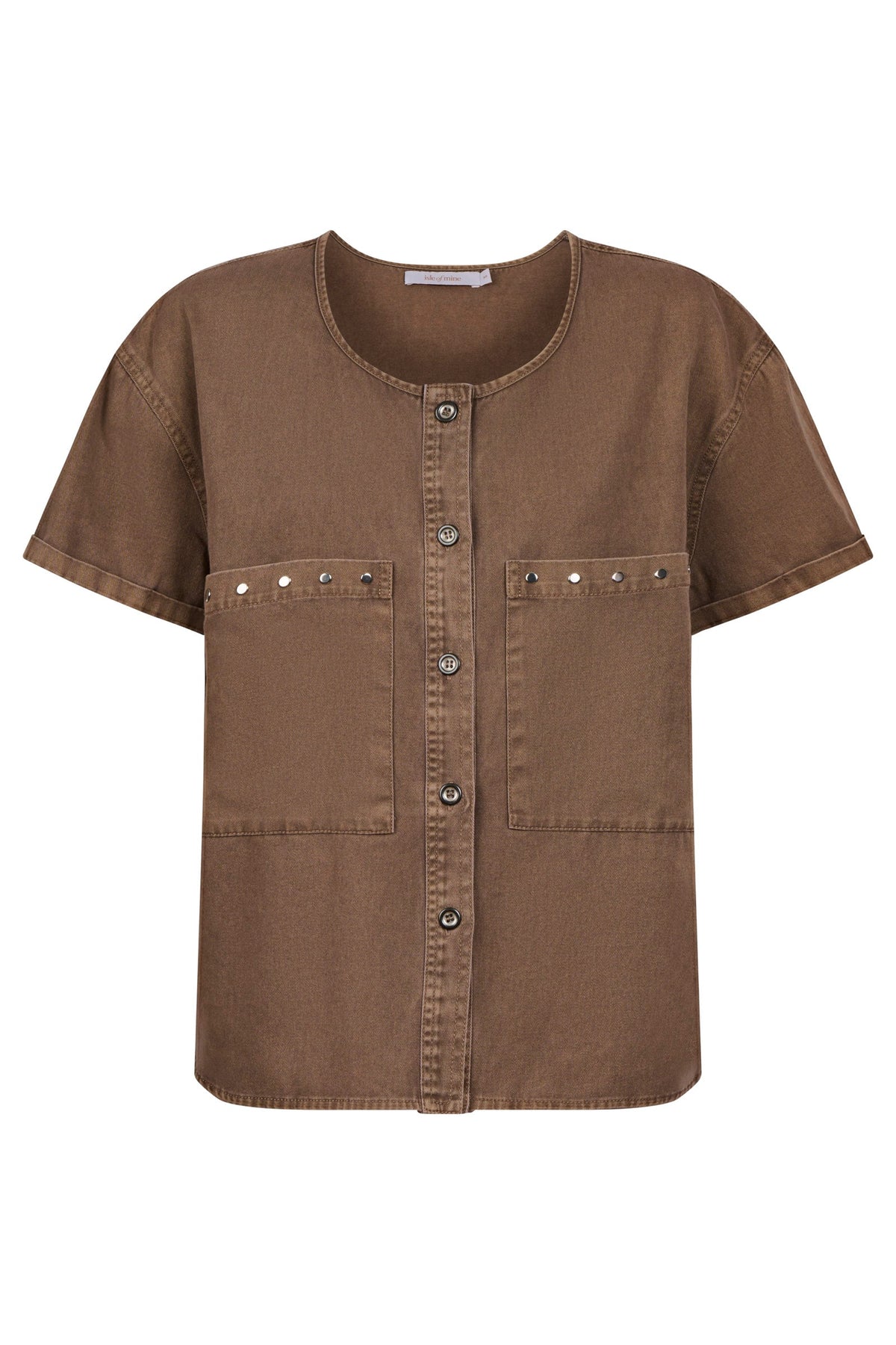 Preston Button Top