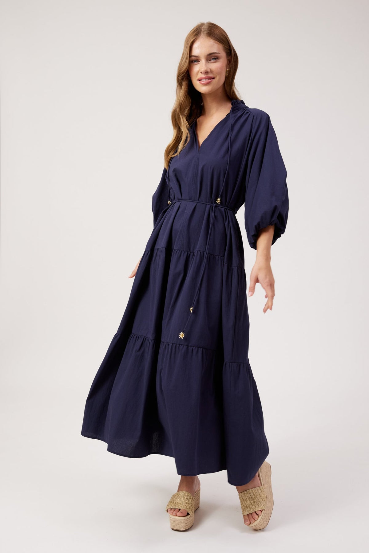 Crete Tiered Maxi Dress