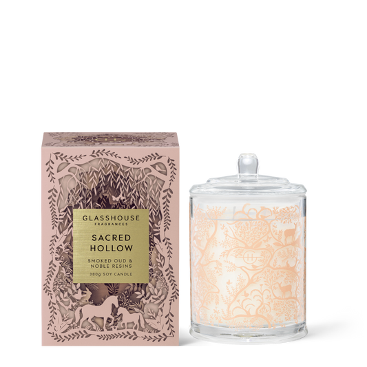 Sacred Hollow 380g Limited Edition Candle - Glasshouse Fragrances