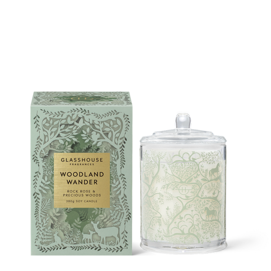 Woodland Wander 380g Limited Edition Candle - Glasshouse Fragrances