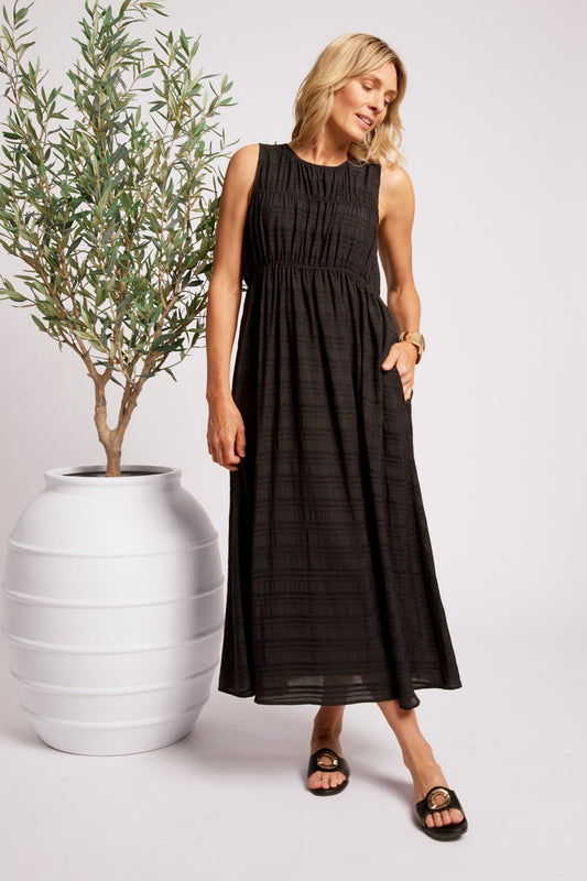 Sovana Rouched Maxi Dress