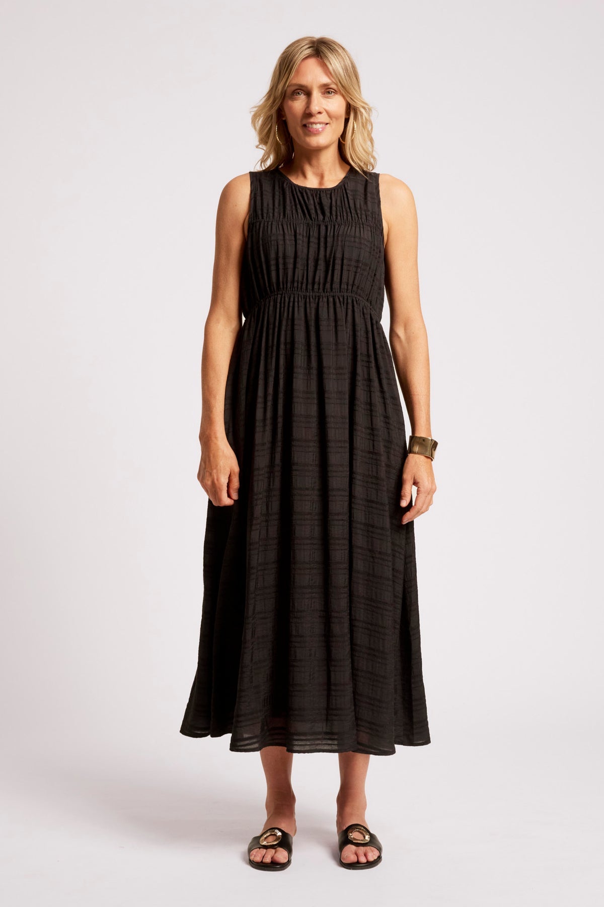 Sovana Rouched Maxi Dress