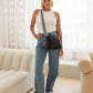 Kasey Stripe Crossbody Bag