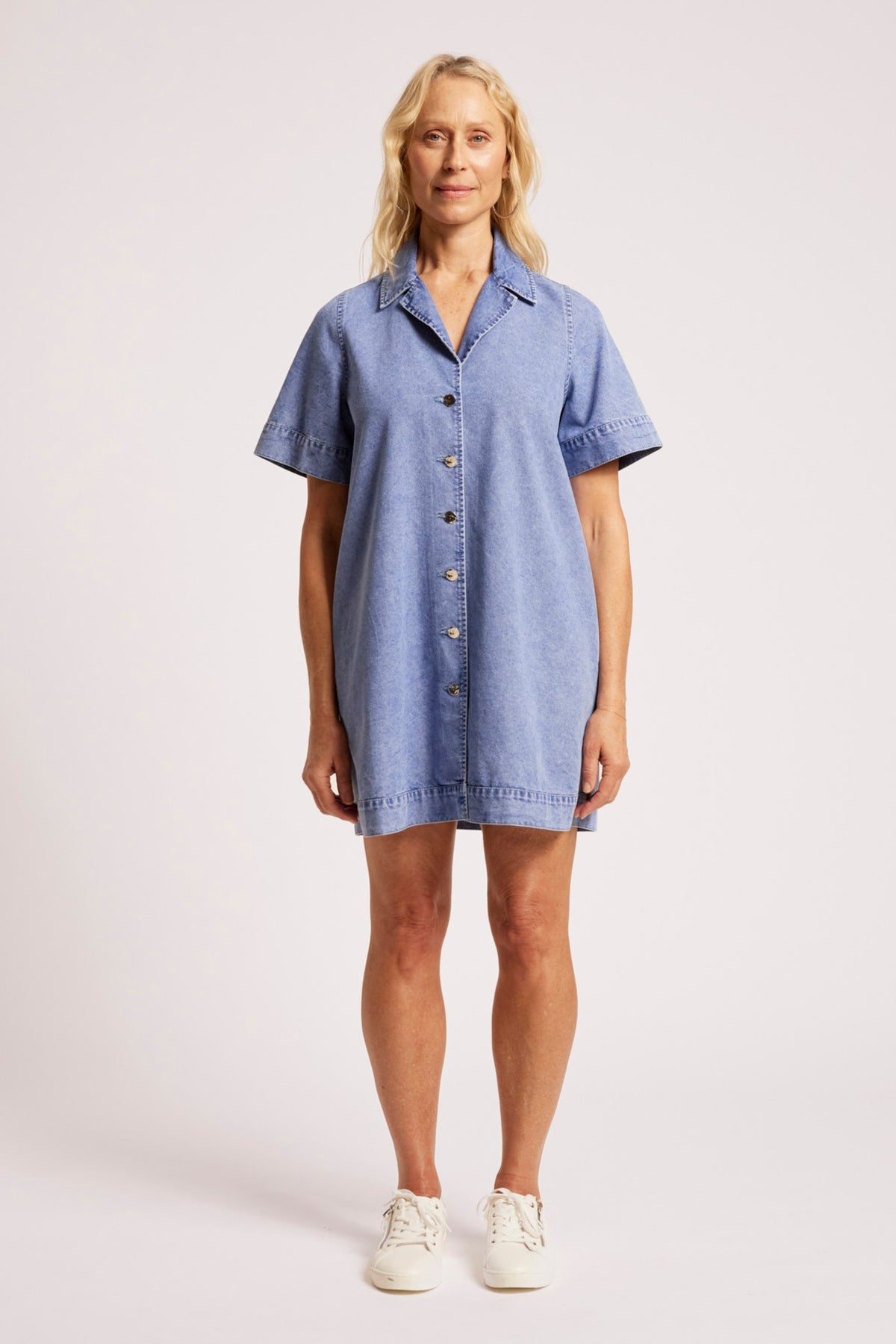 Dusk Denim Shirt Dress