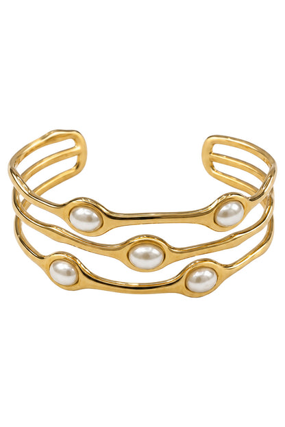 Solara Cuff Pearl