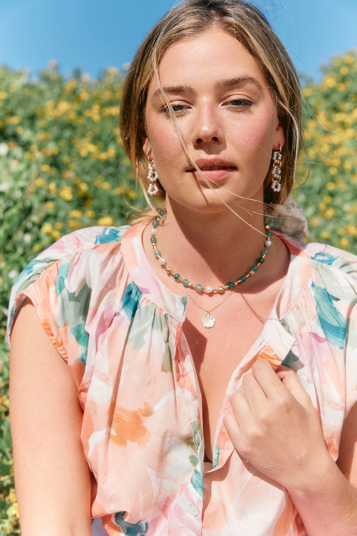 Frances Necklace - Emerald