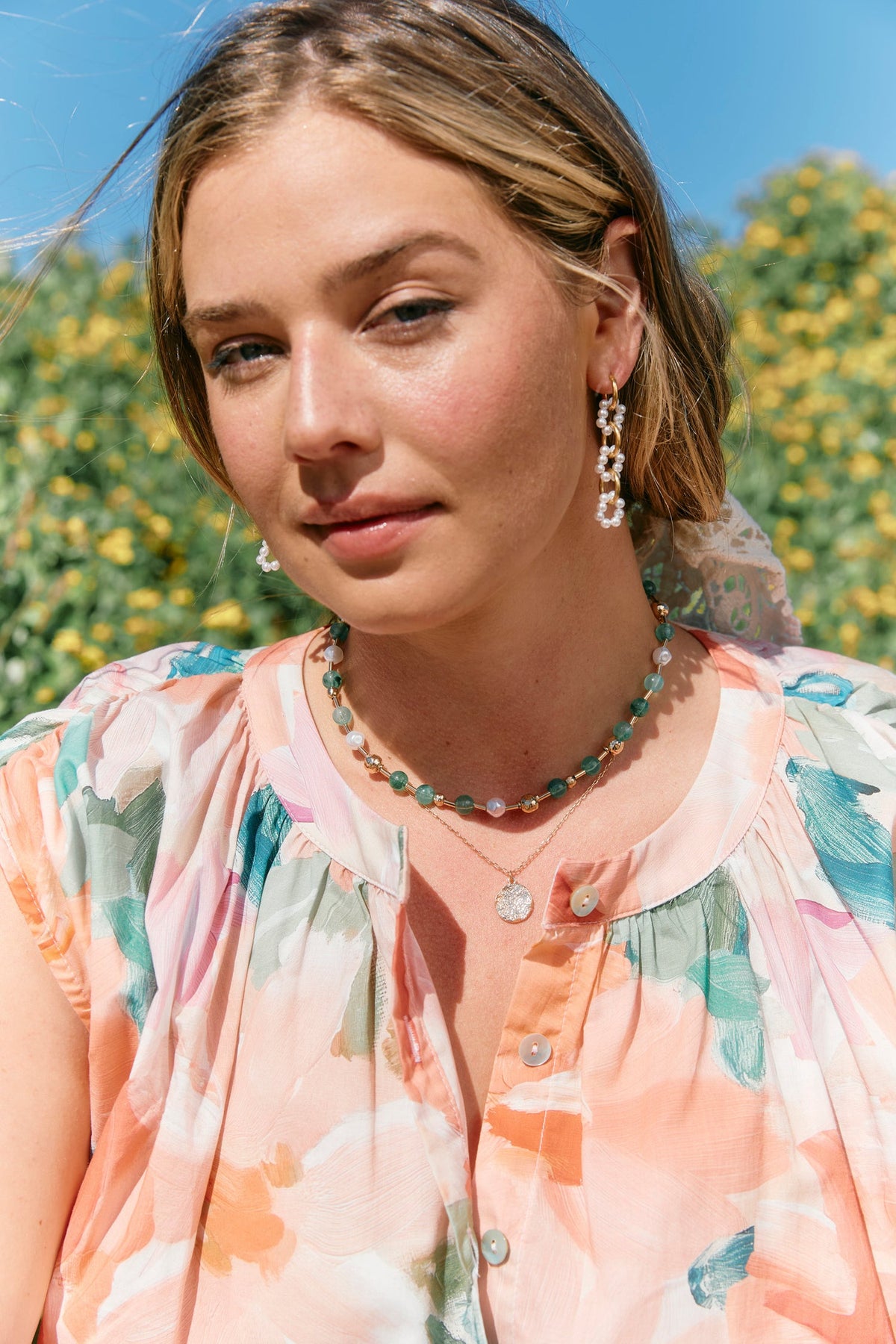 Frances Necklace - Emerald