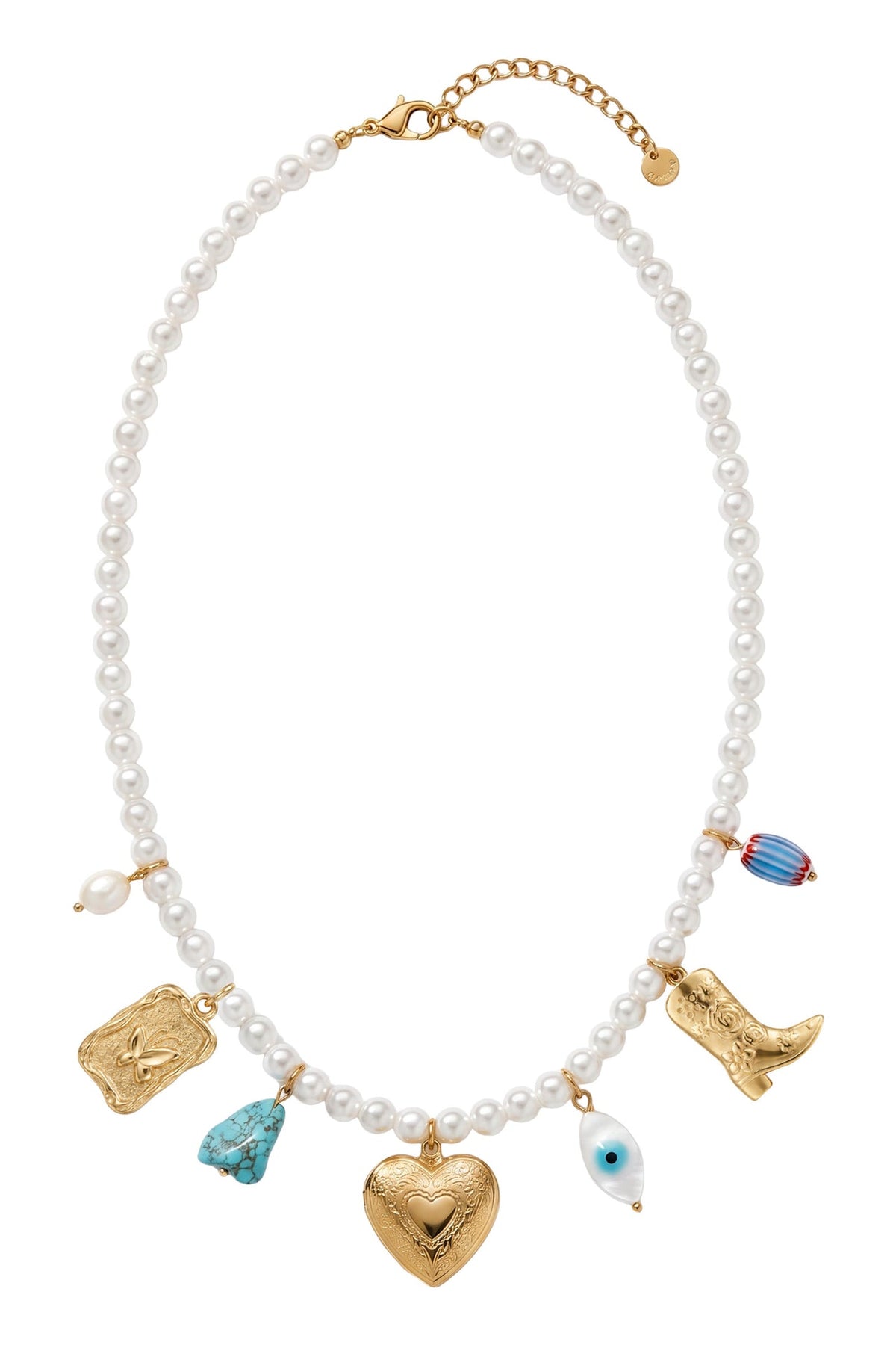 Crete Charm Necklace - Locket