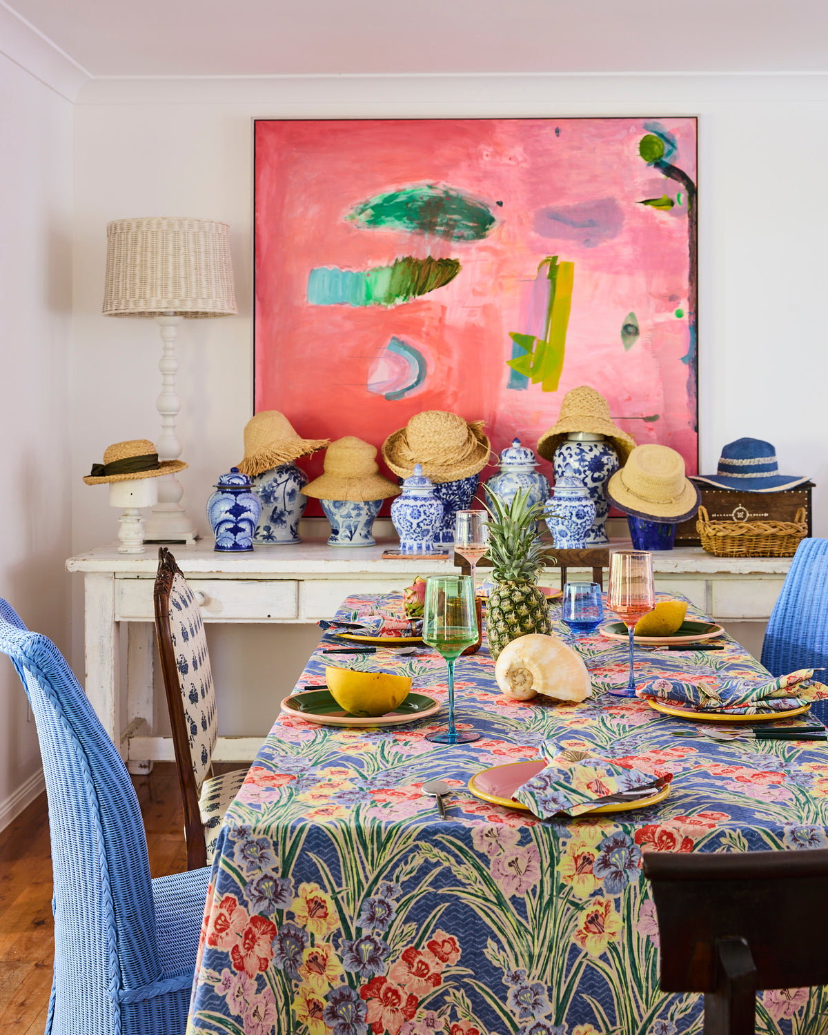 Gladiolus Large Rectangular Tablecloth