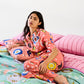Isabelle Sunset Adult Organic Cotton Short Sleeve Shirt & Pant Pyjama Set