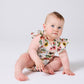 Sweet Life Organic Short Sleeve Frill Romper