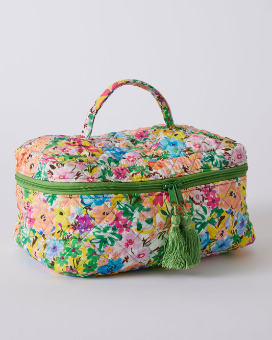 Alfresco Quilted Cotton Toiletry Case