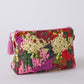 Bush Blossom Quilted Cotton Toiletry Purse