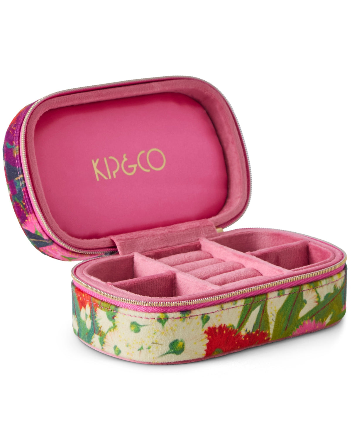 Bush Blossom Travel Velvet Jewellery Box